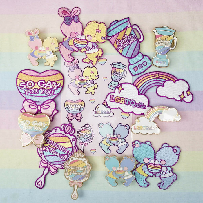 Bunny Lovers Pin - Pride