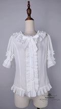 Button Down Chiffon Blouse