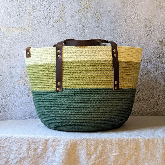 Calliope Rope Basket Tote Large
