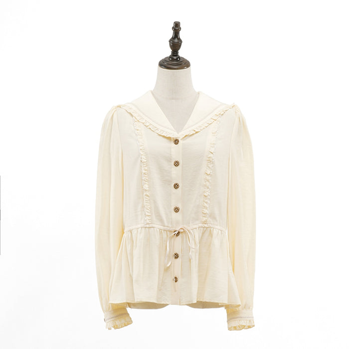 Caramel Canelé Blouse