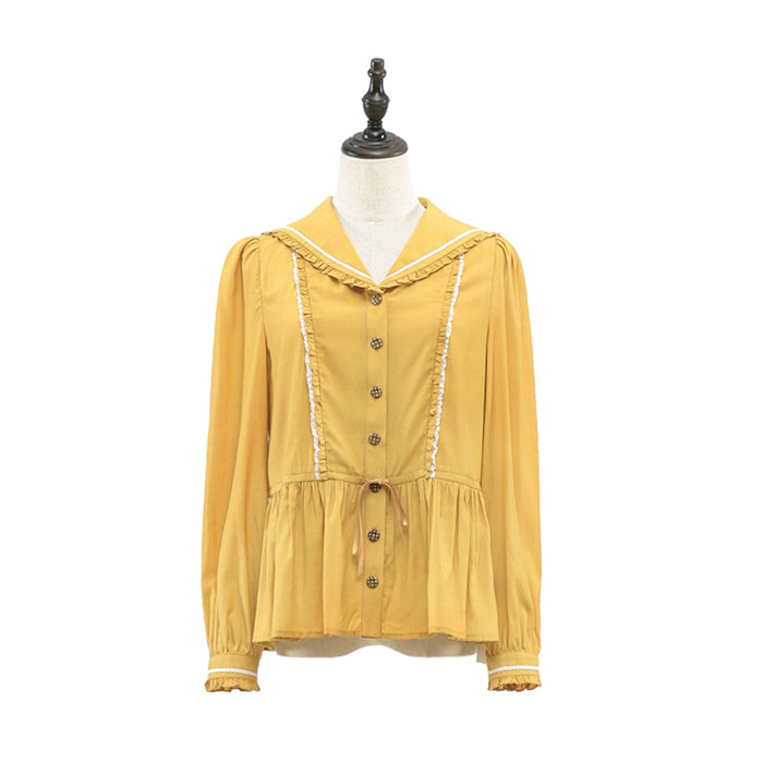 Caramel Canelé Blouse