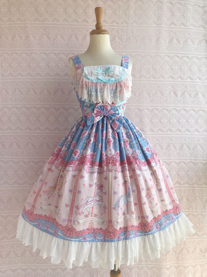 Carousel Jumperskirt - Lolita Collective