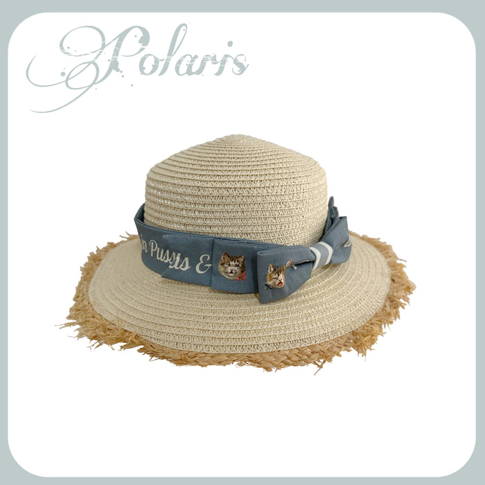 Blue Straw Hat / S