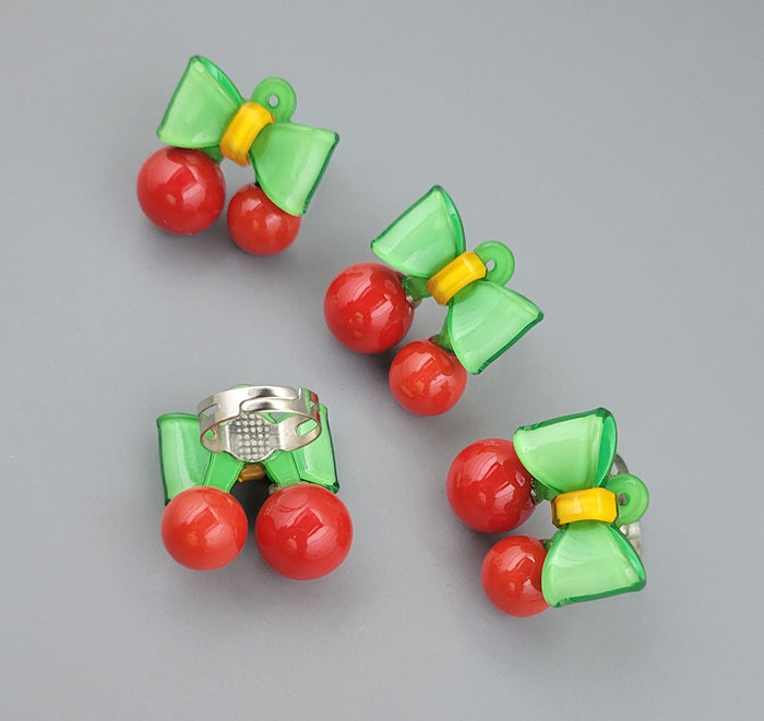 Cherry Bowknot Ring