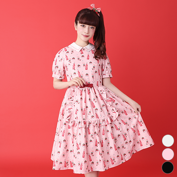 Cherry Soda Pop Onepiece Dress