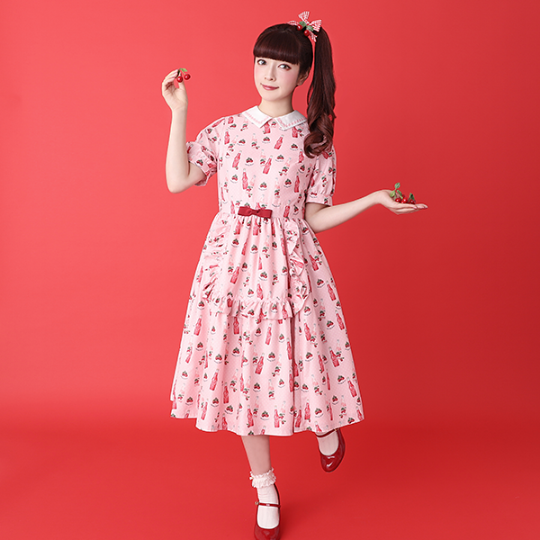 Cherry Soda Pop Onepiece Dress