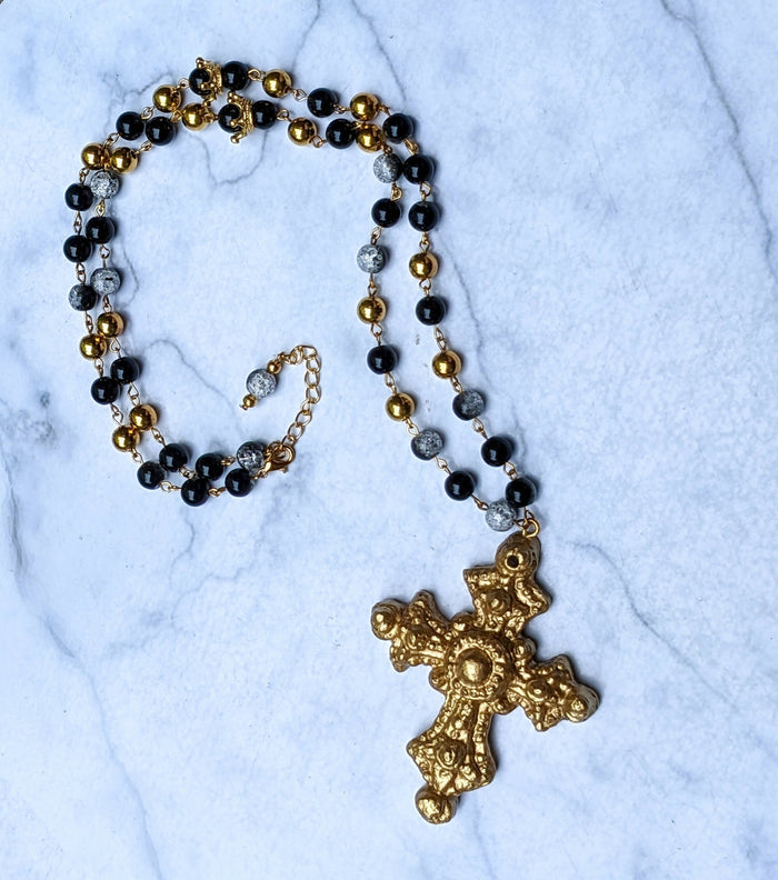 Chunky Cross Necklace