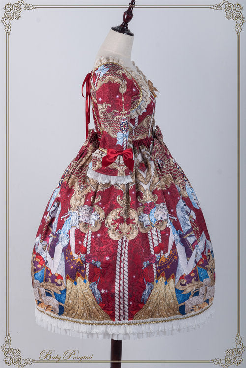 Circus Princess Onepiece in Red - Lolita Collective