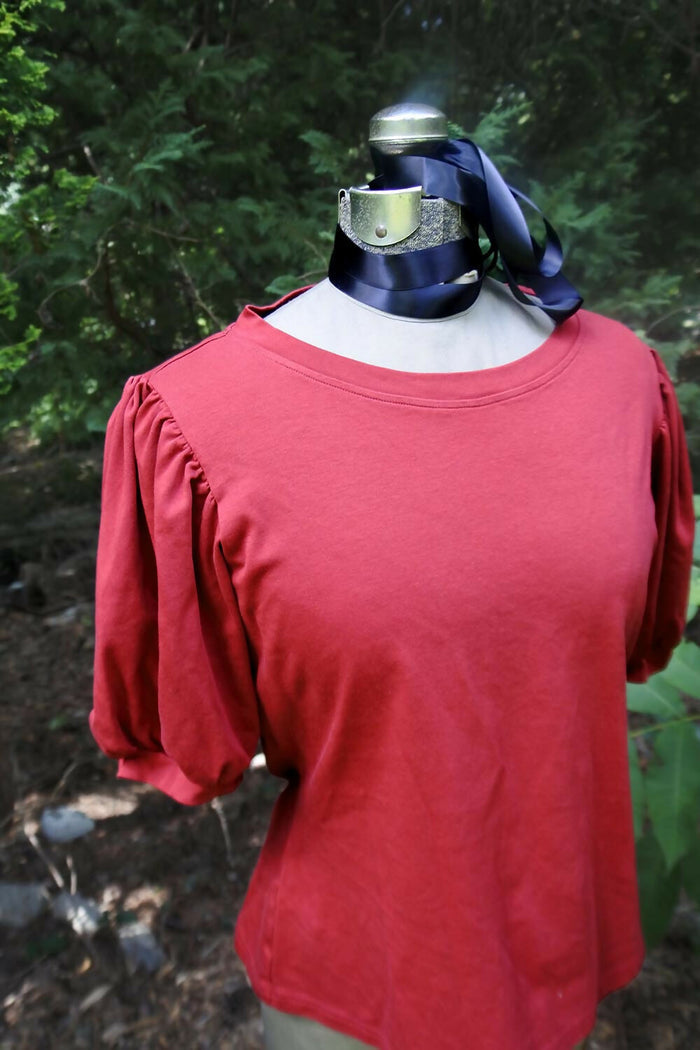 Classic Puff Sleeve Cotton Cutsew