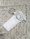 Cluny Lace Top Socks - Cool White