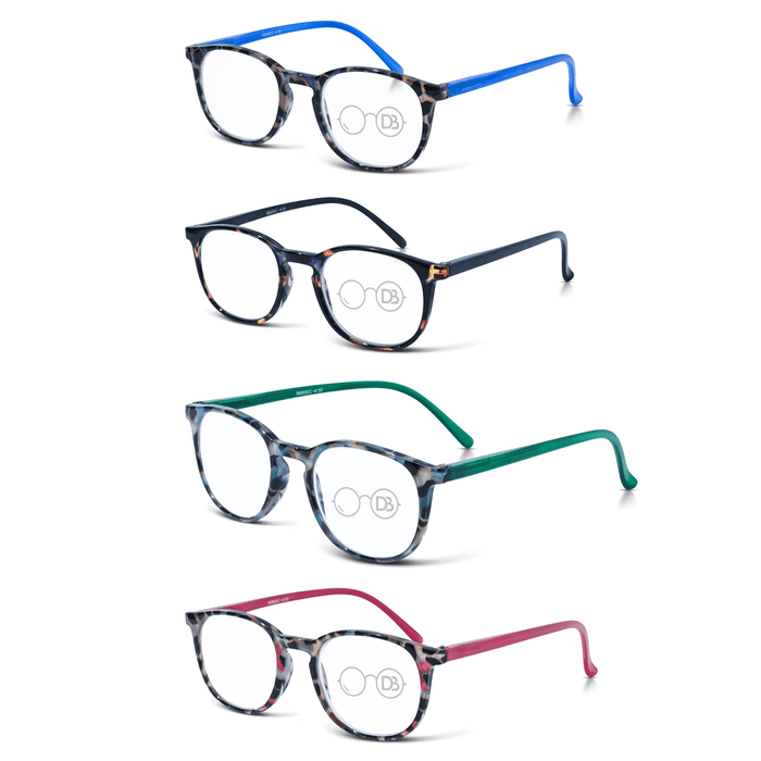 DebSpecs Colorful Round Reading Glasses oc690 product group