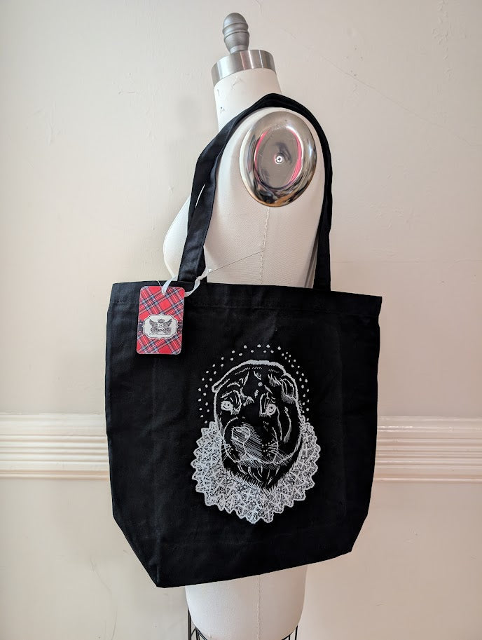 Cross Lace Shar Pei Tote
