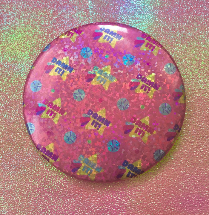 Damn It! Button - Lolita Collective