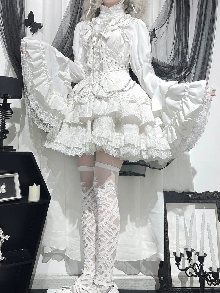 Dark Fragrance Bat Sleeve Blouse
