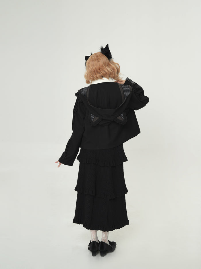 Days of Dozing with Cats: Cable Knit Skirt