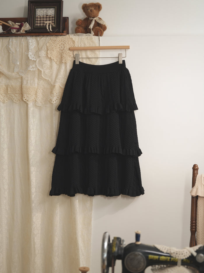 Days of Dozing with Cats: Cable Knit Skirt