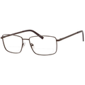 Clear Reading Glasses / Brown / Top .50 - Bottom 1.50
