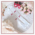 One Size / Red Bow on White