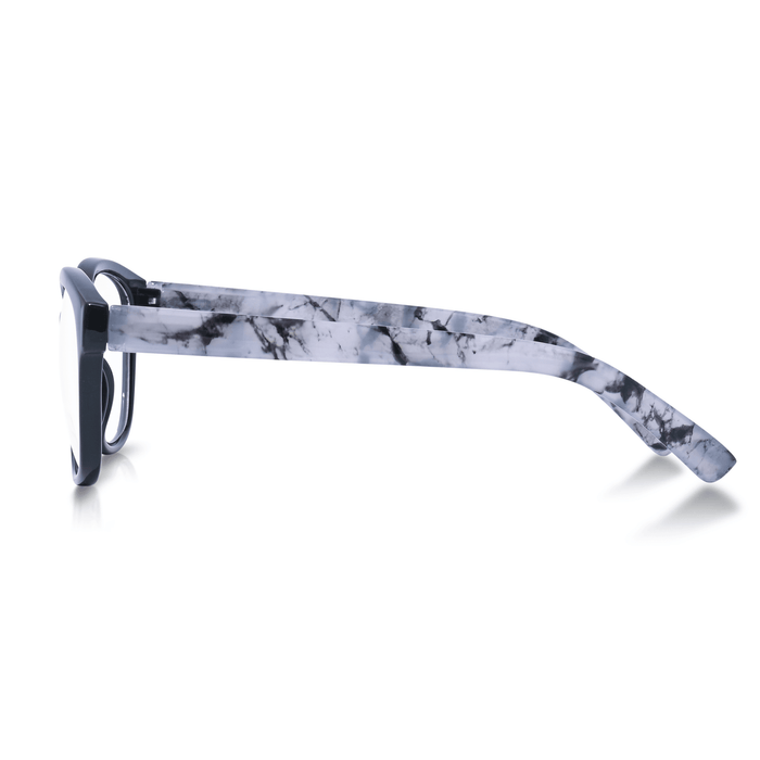 DebSpecs Designer Colorful Bifocal Readers oc536bf Black side view
