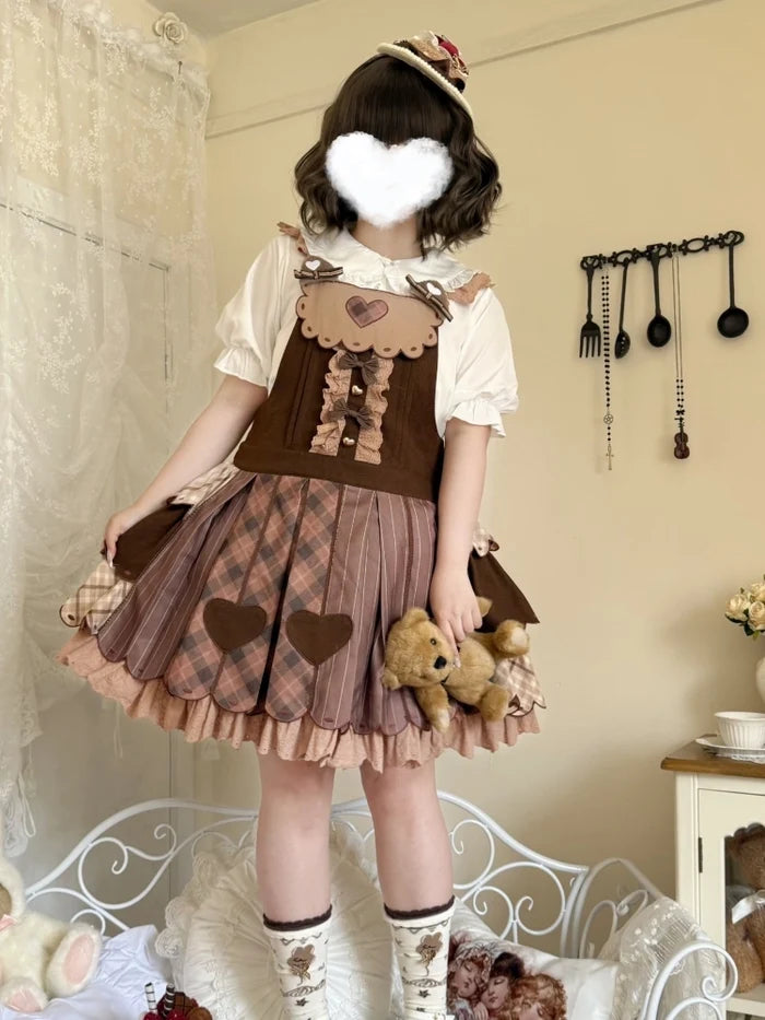 Doll Collar Short Sleeve Blouse