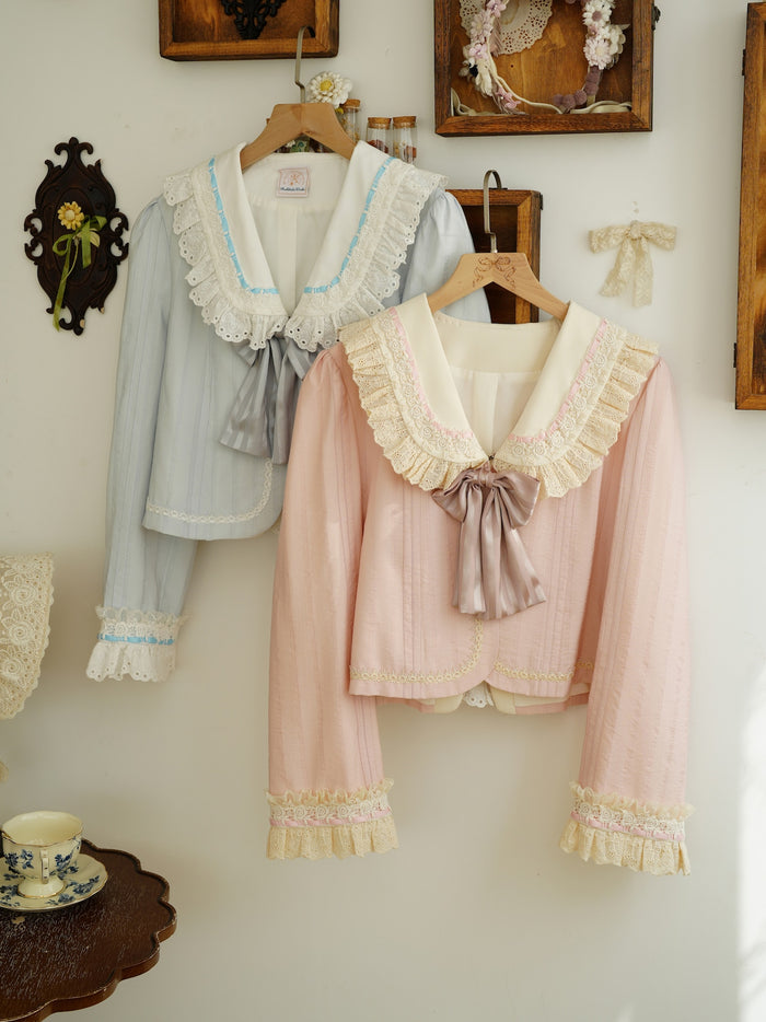 Doll in Cabinet Big Ribbon Jacket