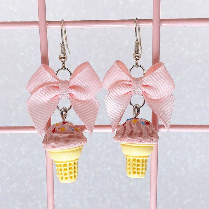 Dreamy Creamy Cake Cone Earrings (6 Colors) - Lolita Collective