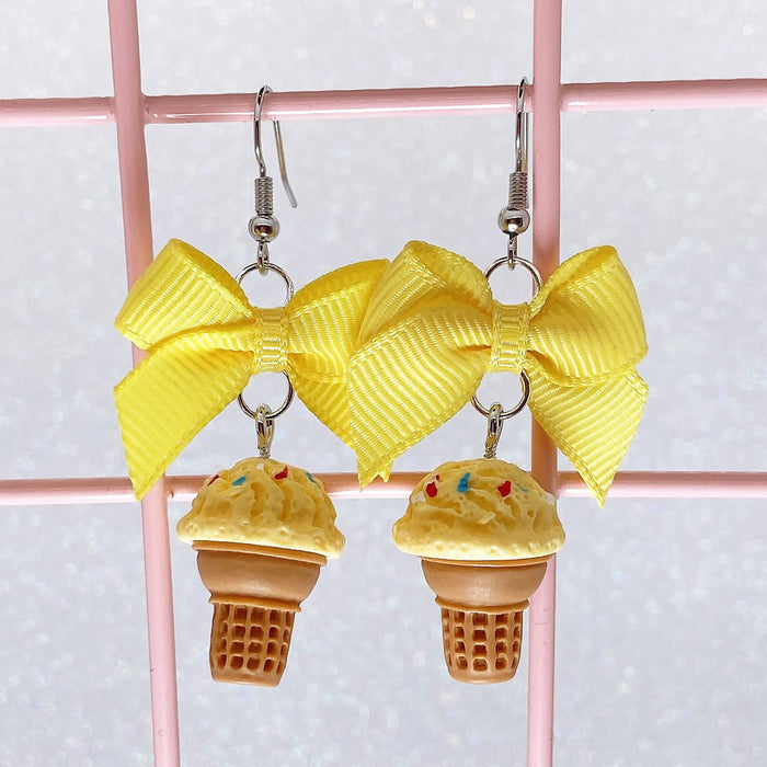 Dreamy Creamy Cake Cone Earrings (6 Colors) - Lolita Collective