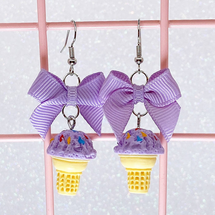 Dreamy Creamy Cake Cone Earrings (6 Colors) - Lolita Collective