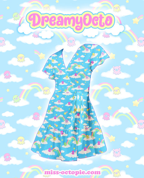 DreamyOcto Flutter Wrap Dress