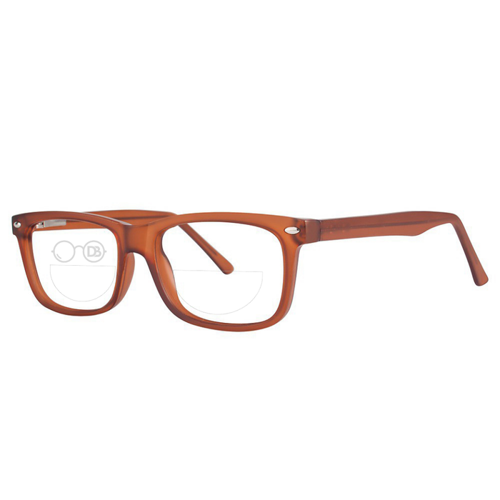 Brown Matte / Top .50 - Bottom 1.50