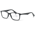 Clear Reading Glasses / Shiny Black / Top .50 - Bottom 1.50