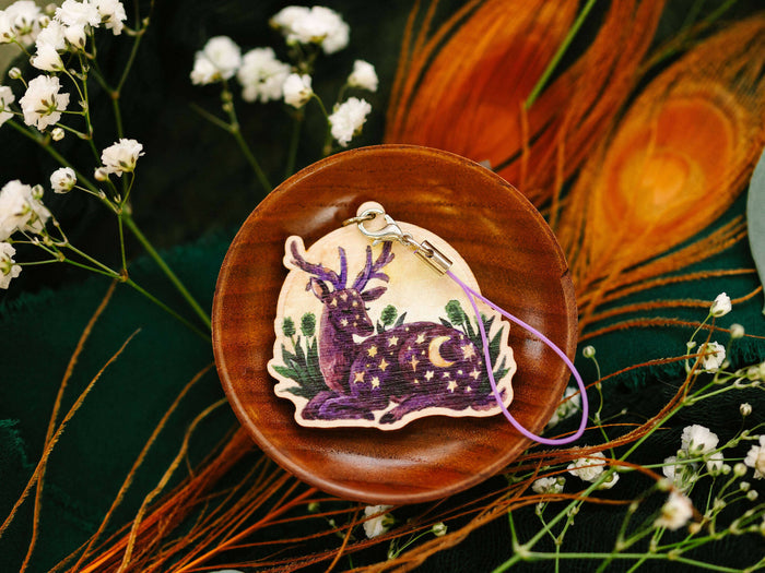 Dusk Deer Keychain