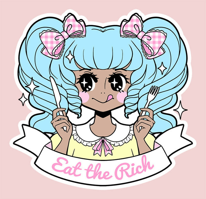 "Eat the Rich" (Pink) T-Shirt