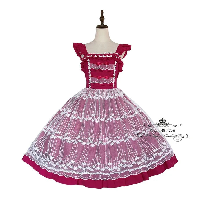 Elegant Lace Jumperskirt