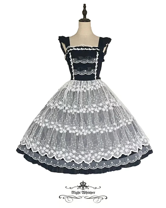 Elegant Lace Jumperskirt