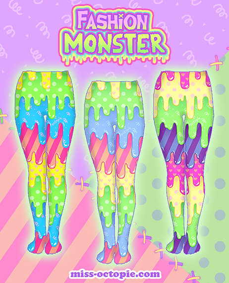 Fashion Monster Drippy Tights
