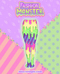 Fashion Monster Drippy Tights