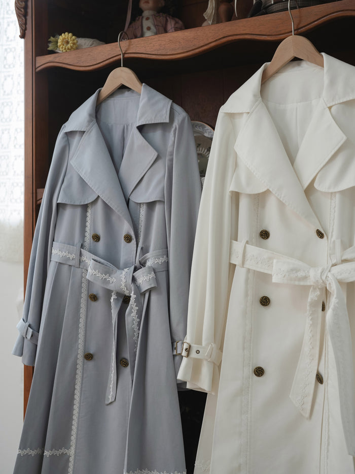 Fleur de Chiffon Spring Coat