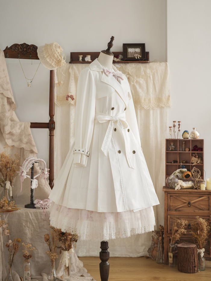 Fleur de Chiffon Spring Coat