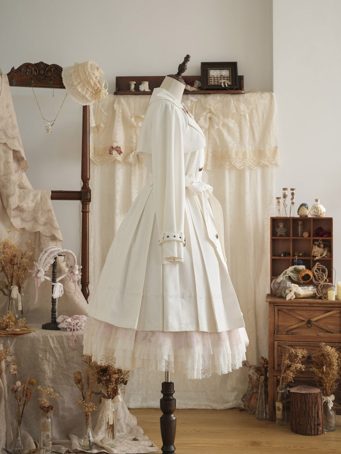 Fleur de Chiffon Spring Coat
