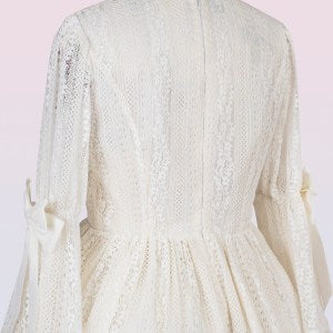 "Florence" Lace Onepiece Dress with Heart Cut-Out