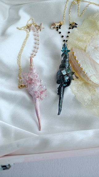 Flower Sea Shell Necklace