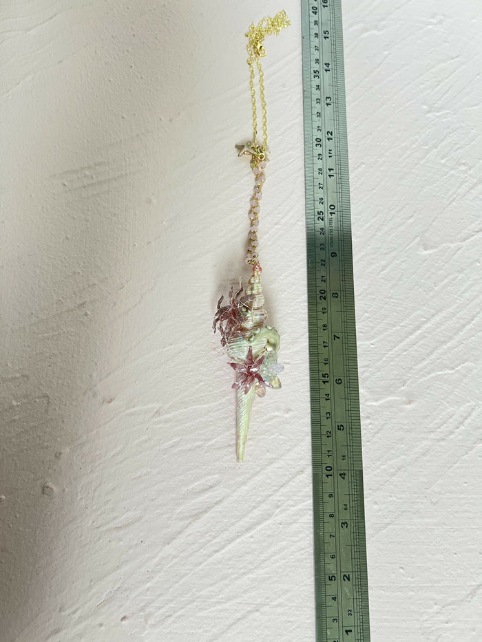 Flower Sea Shell Necklace