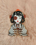 Flowers Cage Enamel Pin