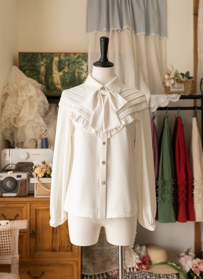 Forest Basket 4.0 Bow Blouse