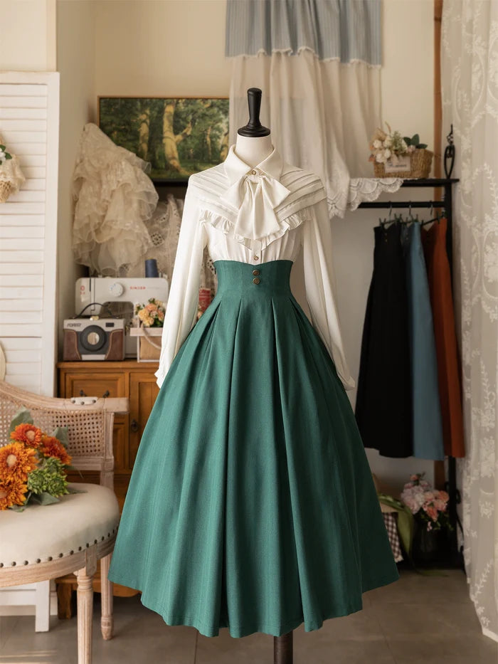 Forest Basket 4.0 Bow Blouse