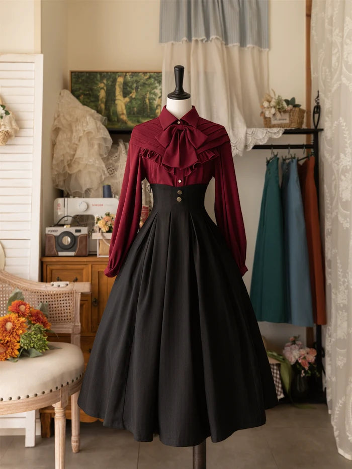 Forest Basket 4.0 Bow Blouse