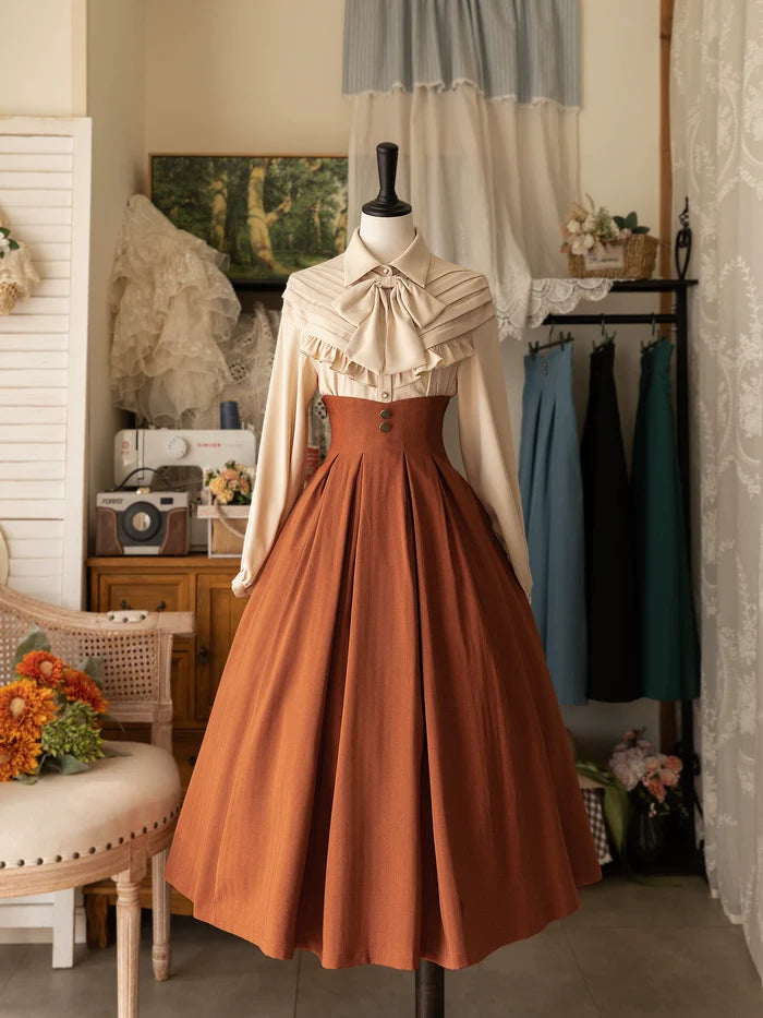 Forest Basket 4.0 Bow Blouse