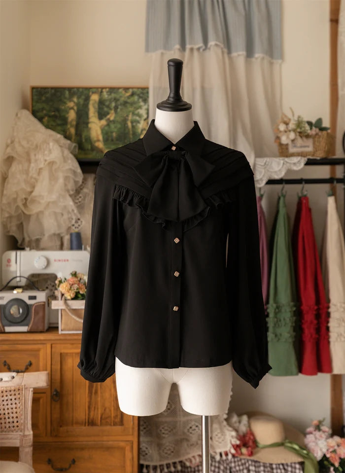 Forest Basket 4.0 Bow Blouse