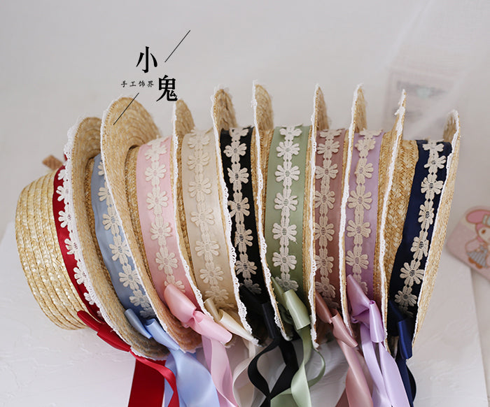 Forest Bow Straw Hat